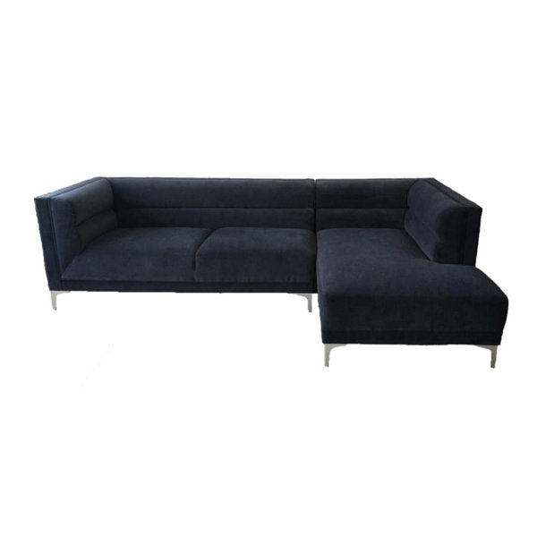 Decor Velvet Sectional Wayfair   Velvet Sectional 